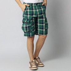 Bermuda Timberland Plaid Cargo