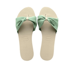 Havaianas You Saint Tropez Bege Palha/ Verde